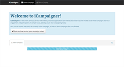 Desktop Screenshot of icampaigner.org